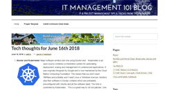 Desktop Screenshot of itmanagement101.co.uk
